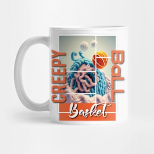 Creepy Basket Ball Mug